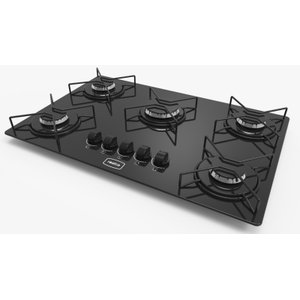 Fogão Cooktop Á Gás Automático 5 Bocas Atalanta Realce
