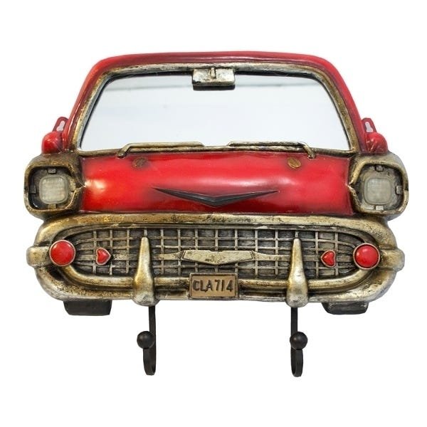 Espelho Frente de Carro Verm Gancheira Oldway 62x54 - 1