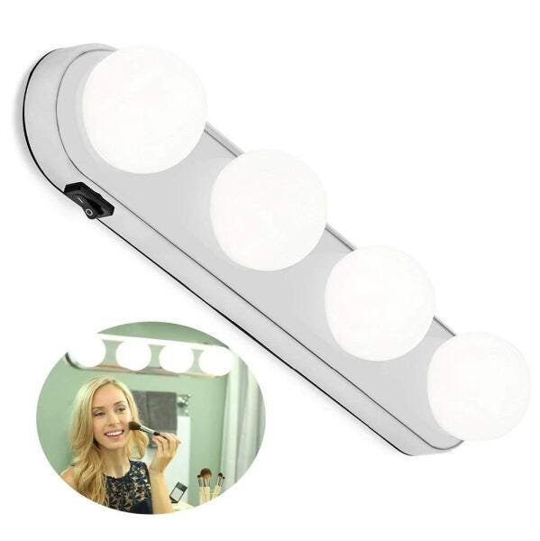 Studio Glow Luz de Espelho Camarim LED 4 Lâmpadas Portátil - 2