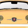 Espelho Frente Fiat 500 Amarelo Gancheira Oldway 62x54 cm - 1