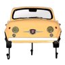 Espelho Frente Fiat 500 Amarelo Gancheira Oldway 62x54 cm - 2
