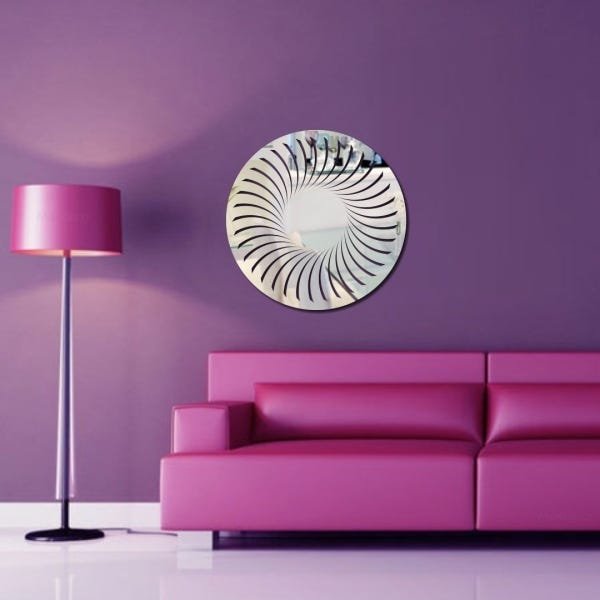 Espelho Decorativo Acrílico - Círculo Espiral - 1