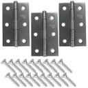 Ver imagem 4 de Dobradiça Porta Inox Kit 3 Peças - 3" 75mm Ferca