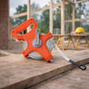 Ver imagem 5 de Trena Métrica Fibra de Vidro com Manivela Mede até 30 Metros Laranja Black Bull