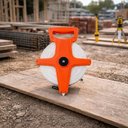 Ver imagem 4 de Trena Métrica Fibra de Vidro com Manivela Mede até 30 Metros Laranja Black Bull