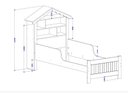 Ver imagem 5 de Cama Solteiro Montessoriana Princesa Meninas Grade Proteção Prateleiras com Colchão Cor Branco/rosa