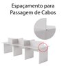 Bancada de Trabalho 6 Lugares Cor:bianco - 3