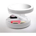 Ver imagem 6 de Espelho Dobrável LED Iluminador Mesa Maquiagem Portátil Aume