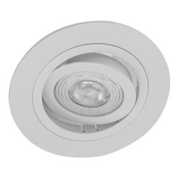 Spot Embutir Redondo Conecta Branco p/PAR20 DL152PAR20W Bella St2746 - 1