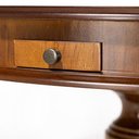 Ver imagem 5 de Mesa de Jogos Redonda Tampo Reversível Gavetas e Porta Copos 140cm M04 Imbuia - Lyam Decor