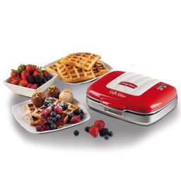 Máquina para Waffle Retrô Party Time 127v Ariete Vermelha - 3