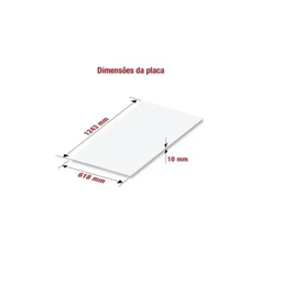 Forro de Pvc Modular / Removível 1250 X 625 X 10mm C/ 13 Pçs Branco - Plasbil - 3