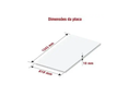 Ver imagem 3 de Forro de Pvc Modular / Removível 1250 X 625 X 10mm C/ 13 Pçs Branco - Plasbil