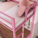 Ver imagem 3 de Beliche Suspenso Solteiro Jolie:rosa Bebe