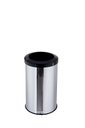Ver imagem 1 de Lixeira Aço Inox Com Aro Plástico Lixo Reciclável Cozinha 20 Litros - Preto