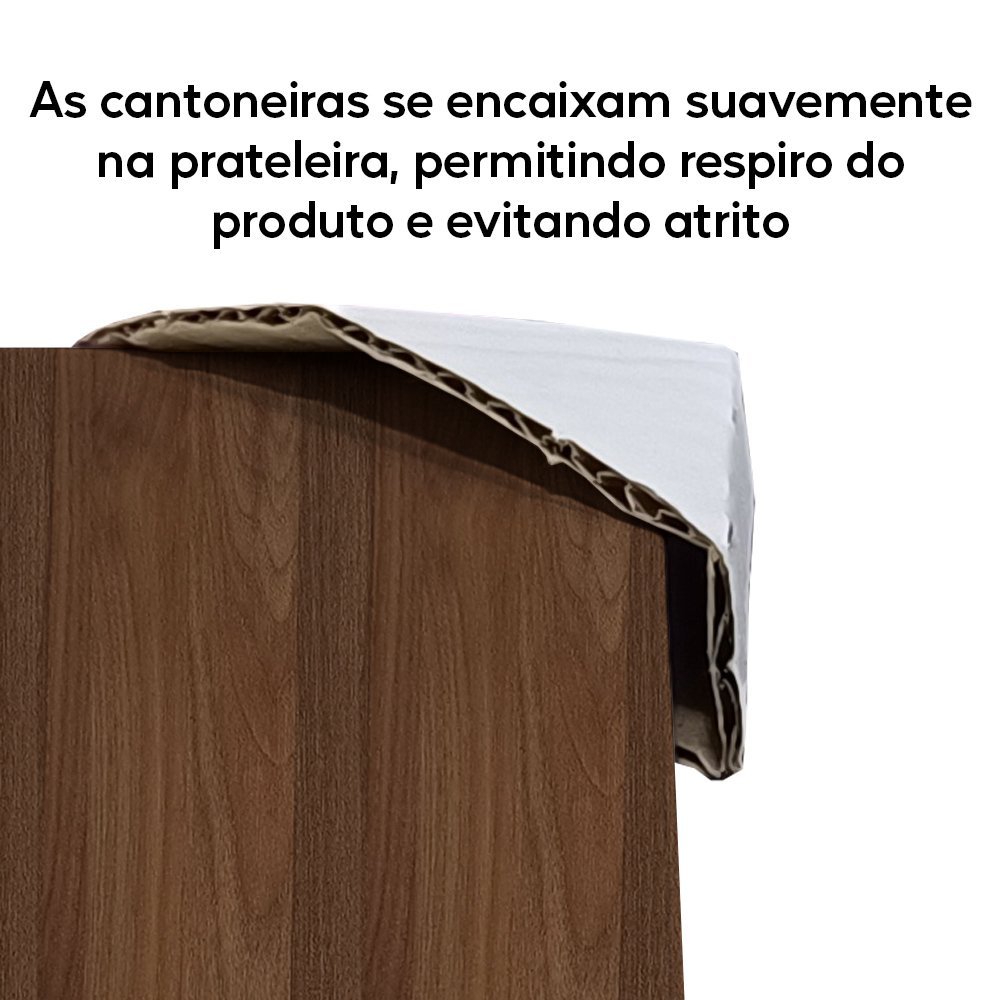 Kit 3 Prateleiras Cor Madeira Mdf 30x20 Suporte Invisível Arte na Arte Prateleira Suporte invisível - 13