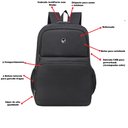 Ver imagem 5 de Mochila Notebook Executiva Home Office Anti Furto Senha Usb Yepp Mochila Executiva Notebook Anti Fur