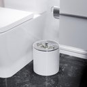 Ver imagem 4 de Lixeira Decorada Branca com Borboleta Verde