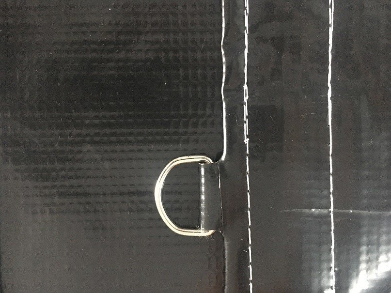 Lona para Caminhão Emborrachada Preto/Preto com Argola - 6x3 - 3