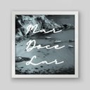 Ver imagem 1 de Quadro Frase Mar Doce Lar - 20x20cm - Moldura Caixa Branco
