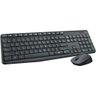 Teclado e Mouse sem Fio Mk235 Logitech Preto 920-007903 - 1