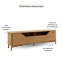 Ver imagem 6 de Rack com 2 Portas e 1 Gaveta em Madeira Maciça Linha Nest