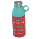 Ver imagem 1 de Garrafa Térmica de Inox com Copo Tipo Botija - 300 ml - Ekilibrium Ref. 5310:Vermelho