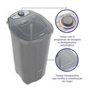 Ver imagem 3 de Tanquinho de Lavar Roupa Semi Automático Lavadora 14kg Libell 110v Sistema de Turbilhonamento Cor Pr