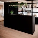 Ver imagem 1 de Balcões para Recepção Atendimento Escritório 240 Cm F5 Cor:preto