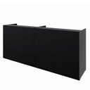 Ver imagem 2 de Balcões para Recepção Atendimento Escritório 240 Cm F5 Cor:preto