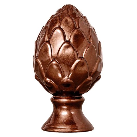 Pinha Decorativa Encanto Elegance em Cerâmica - Marrom