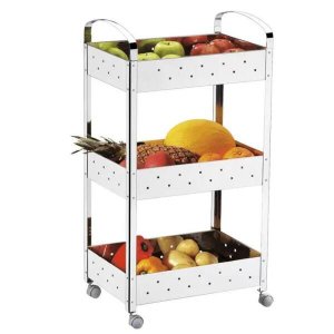 Carrinho Organizador Suprema Brinox em Inox 2098/499