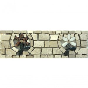 Faixa em Mosaico Rameti Ii - 10x30cm
