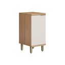 Ver imagem 2 de Balcão Cozinha Modulado Bless 1 Porta 40cm Jequitiba/Off White Linea