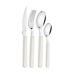 Faqueiro Tramontina Celebrare Inox Cabo Branco 24 Peças - 3