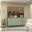 Ver imagem 1 de Cozinha Compacta 165,40cm 7 Portas e 2 Gavetas com Tampo 353 Luciane Móveis