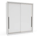 Ver imagem 4 de Guarda Roupa 180,1cm com 2 Portas de Correr e 2 Gavetas 240835 Valência Politorno Móveis