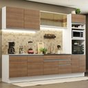 Ver imagem 1 de Armário de Cozinha Completa 310cm Branco Rustic Glamy Madesa 01