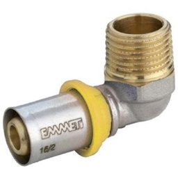Cotovelo Emmeti Prensar Tubo 20Mm X 1/2 Macho 28125052 - 1