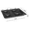 Fogão Cooktop Realce Atalanta 4 Bocas Automático - 4