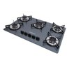 Fogão Cooktop à Gás Chamalux Bivolt 5 Bocas Prata - 1