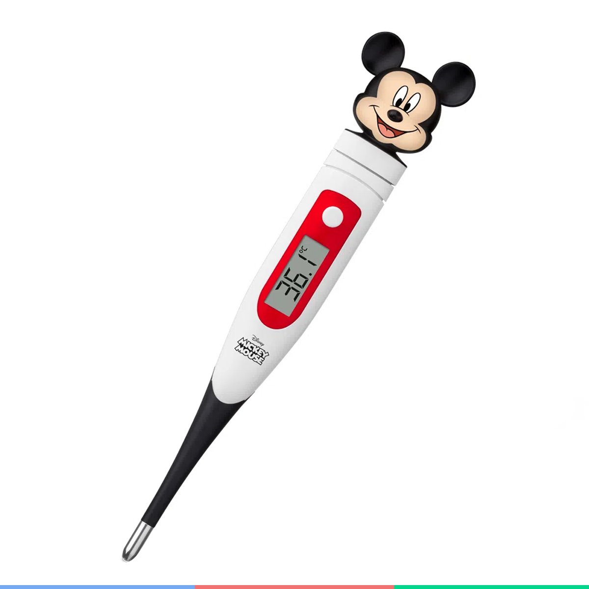 Termômetro Digital Infantil Para Medir Febre Rápido Ponta Flexível Mickey Mouse Multikids Baby Termô - 6
