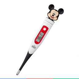 Termômetro Digital Infantil Para Medir Febre Rápido Ponta Flexível Mickey Mouse Multikids Baby Termô - 6