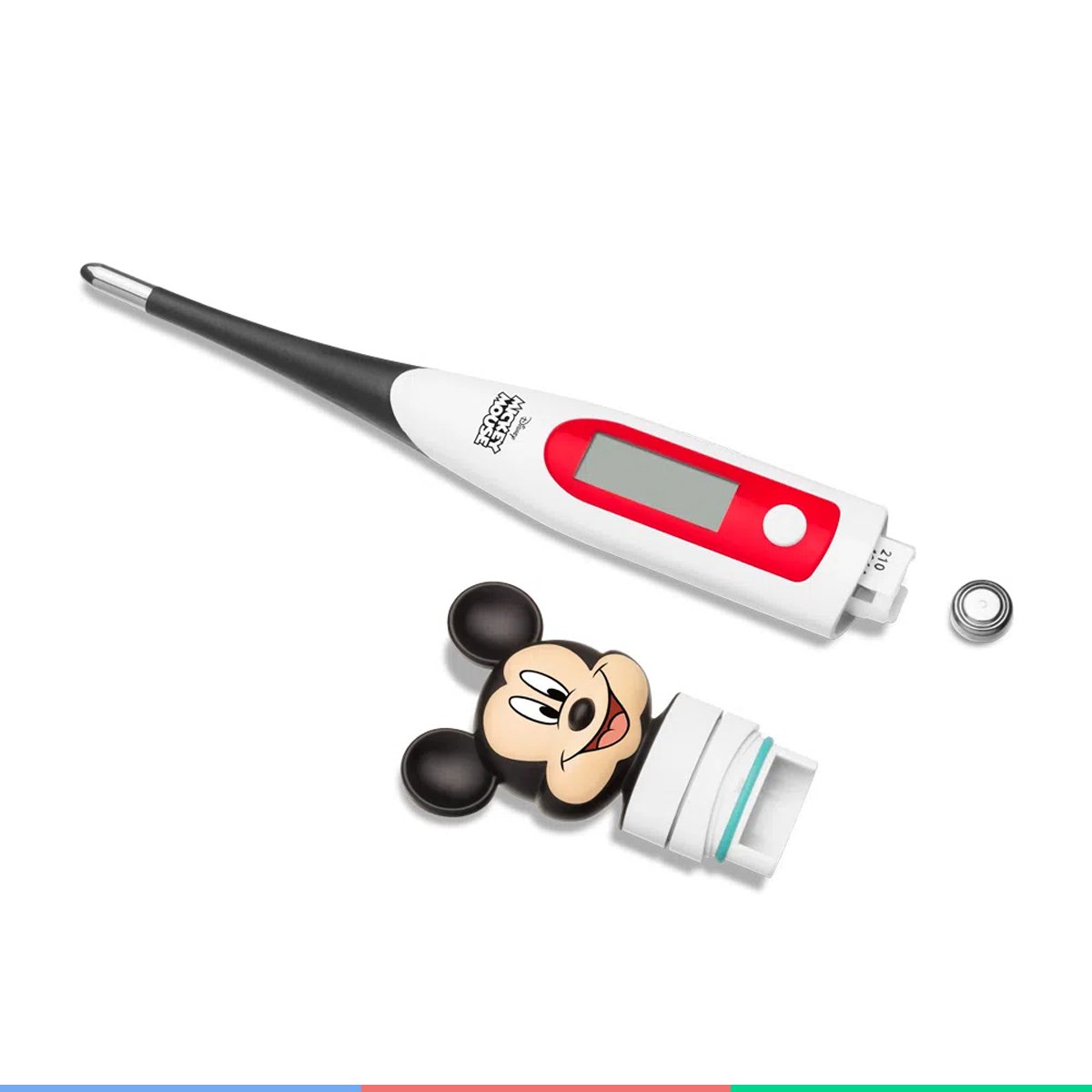 Termômetro Digital Infantil Para Medir Febre Rápido Ponta Flexível Mickey Mouse Multikids Baby Termô - 8