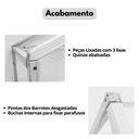 Ver imagem 5 de Cama Infantil Solteirão Cabana Colorida Madeira Maciça Pinus Grade Vertical