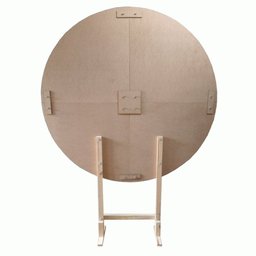 Painel Redondo Desmontável 150dº X 210cm Altura Mdf Cru - 2