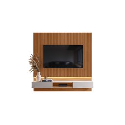 Painel de Tv com Led até 70 Polegadas de 1.80 Paris Lukaliam:jequitiba Ripado / Off White - 2