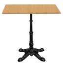 Ver imagem 1 de Base de Mesa Apus em Ferro Preto 75 Cm (alt) Tampo Mdp Quadrado Samba 80cm (larg) X 2,5cm Alt