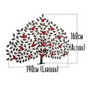 Ver imagem 2 de Arvore Decorativa Em Ferro Artesanal Várias Cores - Vermelho Claro