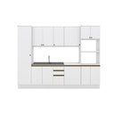 Ver imagem 4 de Cozinha Modulada Celeste Kappesberg 100% Mdf Branco 300cm